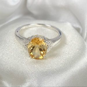 💛Genuine Brazilian Citrine Ring💛